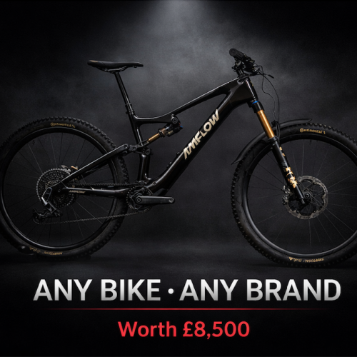 ANY BIKE · ANY BRAND · WORTH £8,500